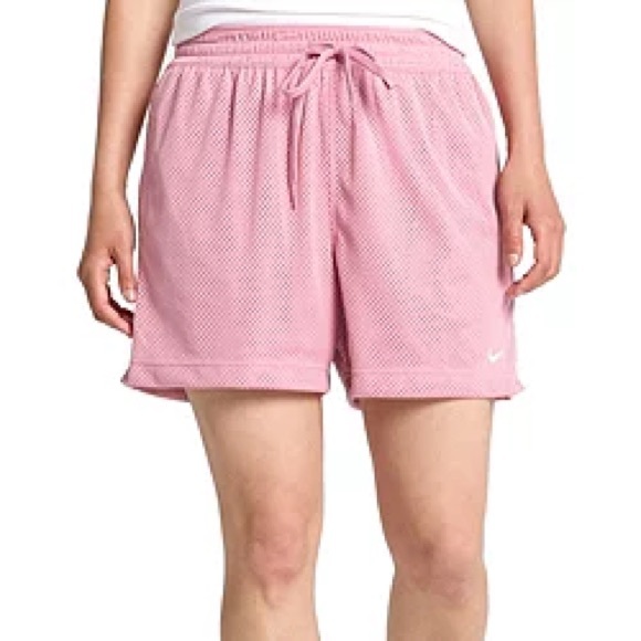 Women's Pink Basketball Shorts - Picture 1 of 4